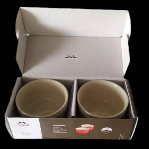Staub Round Ramekin, Set of 2, Ivory White,  9cm (3.5")