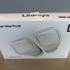 🔥行貨🎁送Switch🔥Linksys Velop Pro 6E 三頻 6Ghz WiFi Mesh router MX6201 一件