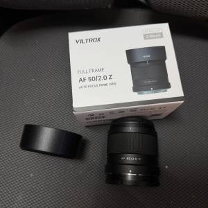 （行貨有保） Viltrox AF 50mm F2 唯卓士(Nikon z mount) 適合Zf, z8, z9, z5, z6, ...