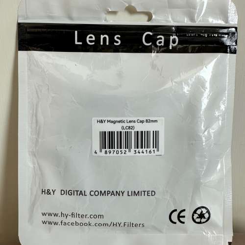 H&Y 82mm lens cap 磁吸系統