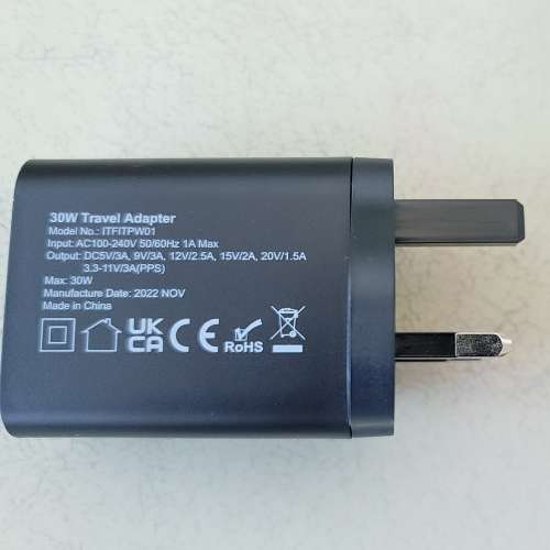 近全新三星 ITFIT TypeC 30W 叉電器（可充手提電腦）