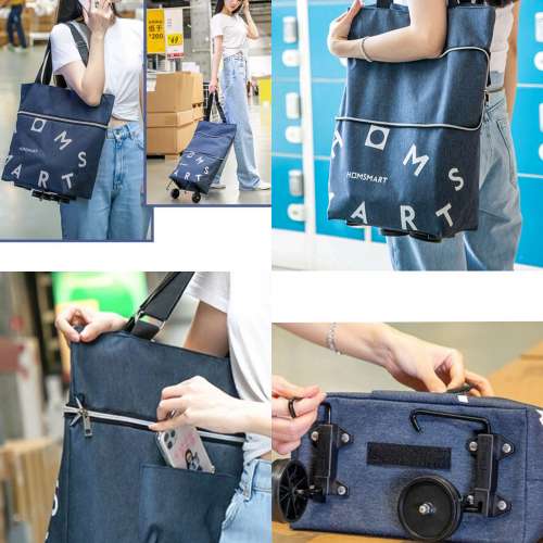 2合一 多用途 單肩袋 買餸車