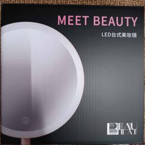 LED 美妝鏡  櫻花粉