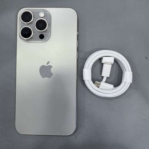 99%New iPhone 15 Pro Max 256GB 原色 香港行貨 蘋果保養到2025年8月17日 電池96% ...