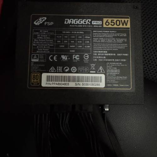 FSP DAGGER PRO 650W SFX火牛
