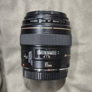 canon 85/1.8 USM EF 佳能 85mm 85 冇盒冇單冇罩 鏡片通透冇花冇霉 送filter 功能...