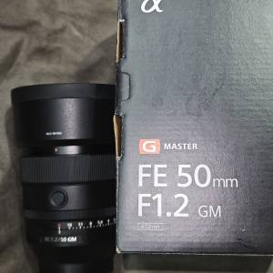 sony 50/1.2 GM FE 索尼 50mm 50 有盒冇單有罩有袋 98%以上新  鏡片通透冇花冇霉 ...
