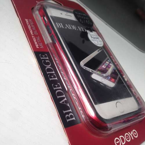📱 ODOYO Blade Edge Bumper Kit RED for iPhone SE2 8 7 6S 6 NEW 全新手機保護邊...