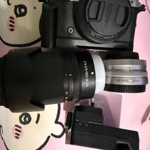 Nikon zfc 銀色 16-50mm , 50-250mm & 24mm 1.7