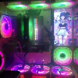 第 9代 Intel® Core™ i9處理器 台式水冷電競RGB 電腦主機，高配16G 記憶體，4G獨...