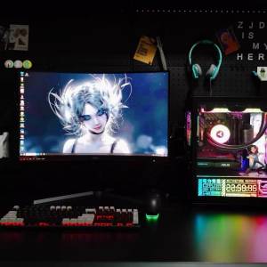 第 7代 Intel® Core™ i7 處理器 台式電競RGB 電腦主機，高配16G 記憶體，4G獨立顯...