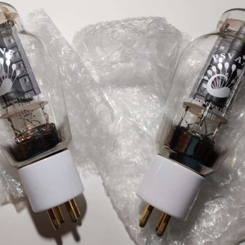 放一對PSVANE天籟之聲300B胆全配對推挽胆有大胡虜樽再送一支SYLVANIA碳黑屏放大胆6S...