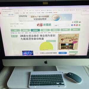2015 年 iMac 27 吋 5K 螢幕，畫面亮麗，最頂級配置，當年二萬元買回來。
