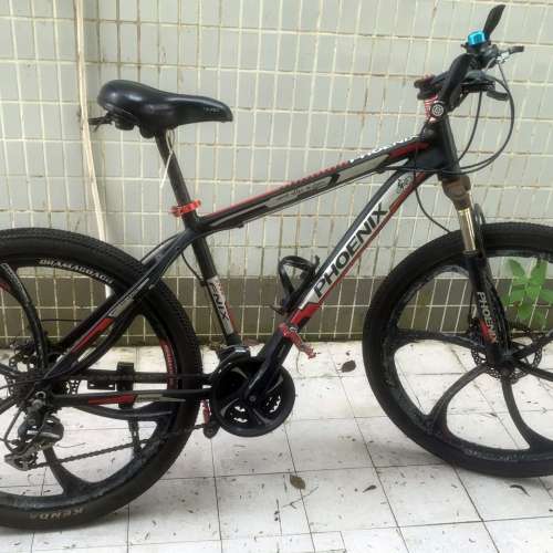 代友出售 二手 PHOENIX 26吋 前後碟刹, 代步單車 (3 X 8 波) HK$300.00