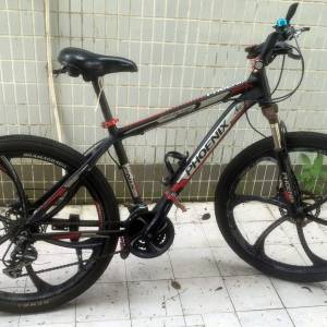 代友出售 二手 PHOENIX 26吋 前後碟刹, 代步單車 (3 X 8 波) HK$300.00