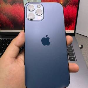 iPhone 12 Pro Max 512G，電池壽命99 ％，電池極好，5G 雙咭雙待，配送：手機殼、鋼...