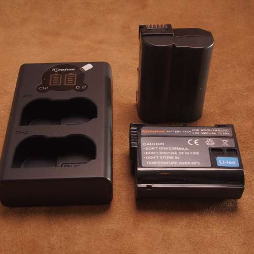 香港行貨( 2x EN-EL15C電池 連 1x EN-EL15 USB雙位充電器 )優惠套裝合Nikon Z8,Z7,...