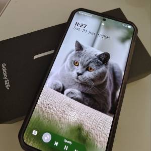 S25+ plus 256 GB 港行 保養至 26年3月 銀灰色