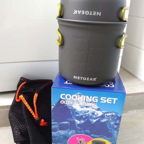 鋁合金露營鍋 1-2人露營煮食用具 camping cooking set
