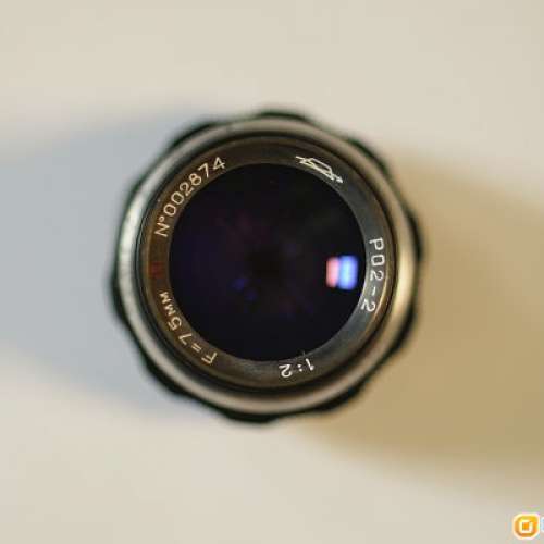 KMZ PO2-2 75mm f/2 紅N版 俄國電影鏡 (M42)