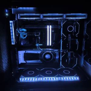 9800x3d 2tb頂級分體水打機電腦 自組水 gtx1080