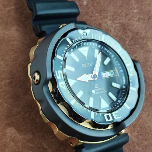 Seiko Baby Tuna BB 黑/金 大扇貝（Made in Japan , 51mm)