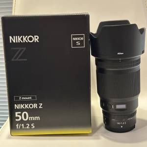 Nikon NIKKOR Z 50mm f/1.2 S 超新行價