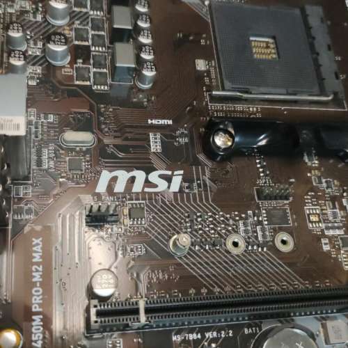 B450M PRO-M2 MAX Micro-ATX主機版 正版Window10Home  Socket AM4 +16G Ram