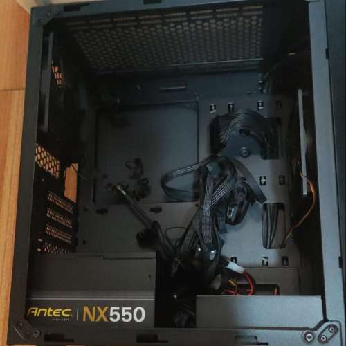 Antec NX550 電源 連 SilverStone PS15 Micro-ATX 機箱 - Black 黑色