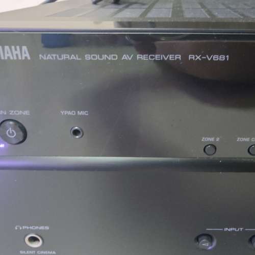 極新淨全景聲Yamaha AV 收音擴音機 RX-V681Dolby Atmos及DTS:X