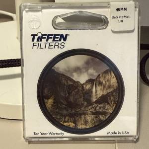 美國Tiffen 49mm專業黑柔焦濾鏡(Black Pro Mist 1/8)