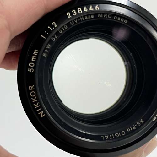 Nikon ai 50mm f/1.2 + B+W  filter