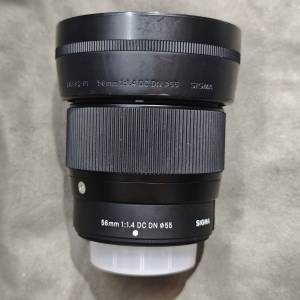 sigma 56/1.4 DC DN Contemporay for Fujifilm XF 適馬 富士 56mm 56 冇盒冇單冇證...
