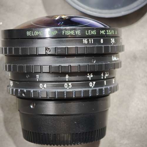 BELOMO EWP 8/3.5 MC A EWP FISHEYE For Nikon AI 魚眼 俄羅斯 8mm 尼康 冇盒冇單...