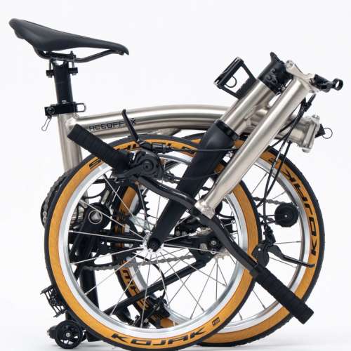 (最新顏色 鍍鎳版 車架組已接受預訂 ) 2025 ACEOFFIX C5 5速 黑色碳前叉鋁合金折叠...