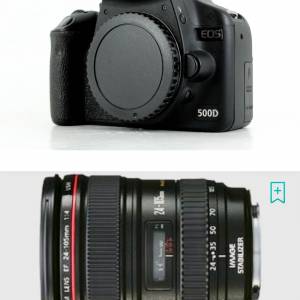 CANON EOS 500D + EF 24-105mm f/4L IS USM