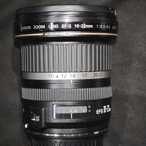 canon 10-22 USM EFS 佳能 apsc 10mm 22mm 冇盒冇單冇證冇罩 99%new 送filter 鏡片...