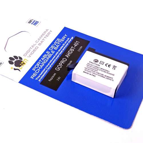 Maximal Power 1160mAh Li-ion AHDBT401 代用電池 Generic Battery for Hero 4