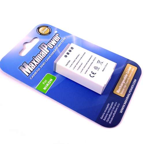 Maximal Power 800mAh Li-ion ENEL24 代用電池 Generic Battery for Nikon