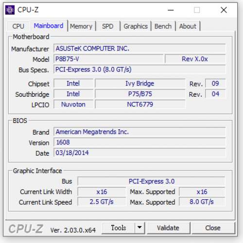 3770 CPU + Asus B8B75-V + Ram