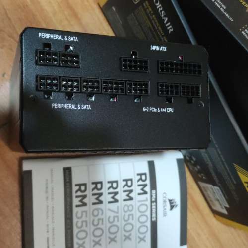 RMx Series™ RM750x — 750 Watt 80 PLUS® Gold Certified Fully Modular PSU