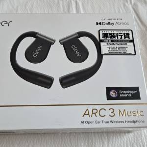 Cleer ARC 3 Music 開放式真無線藍牙耳機, 保養期至 2026 年 4 月,