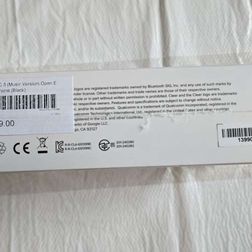 Cleer ARC 3 Music 開放式真無線藍牙耳機, 保養期至 2026 年 4 月,