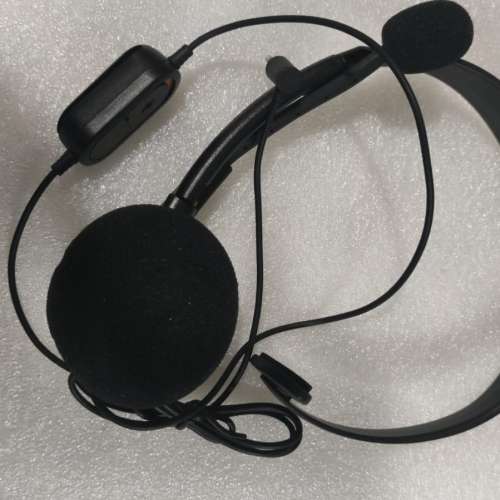 全新 Microsoft 有線耳機,附麥克風,適用於 Xbox 360,黑色