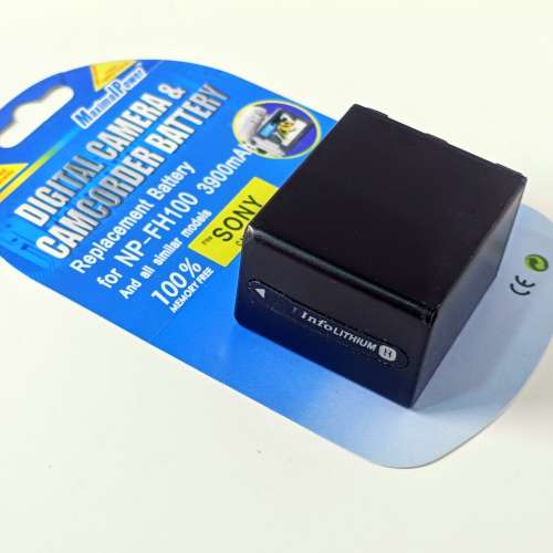 Maximal Power 3900mAh NPFH100 Generic Battery for Sony Camcorder