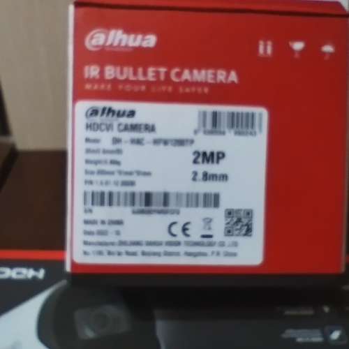 全新Dahua HDCVI IR BULLET CAMERA 2MP 2.8mm 廣角 夜視 防水