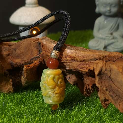 黃加綠龍雕路路通