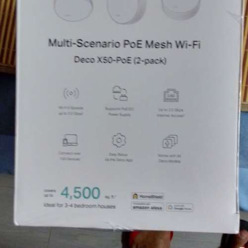 100%NEW  TP-Link Deco X50-PoE AX3000 雙頻 Mesh WiFi 6 路由器