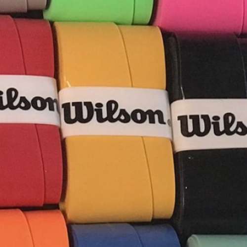 🎾 WILSON Overgrip 3pc Set mix color NEW 全新 球拍 手帶 防滑帶 防滑膠 握把帶 ...
