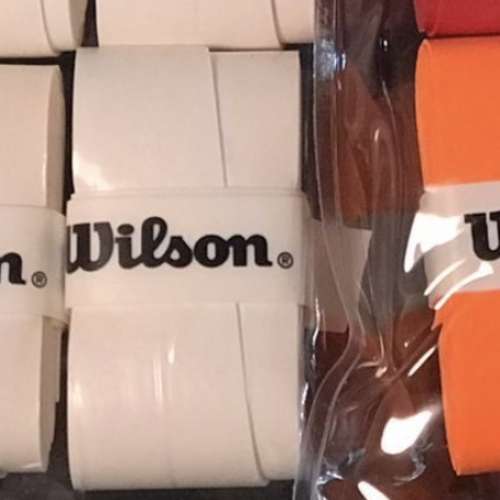 🎾 WILSON Overgrip 3pc Set mix color NEW 全新 球拍 手帶 防滑帶 防滑膠 握把帶 ...